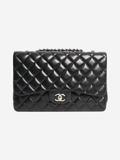 Black 2010 jumbo lambskin classic flap bag Cross-body Bags Chanel 
