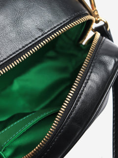 Black faux pearl-lattice cross body bag Cross-body bags Sara Battaglia 