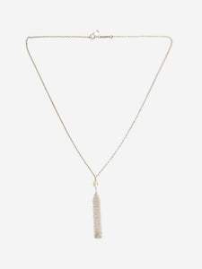 Tiffany & Co. Silver Elsa Peretti mesh tassel pendant