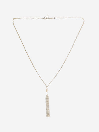 Silver Elsa Peretti mesh tassel pendant Necklaces Tiffany & Co. 
