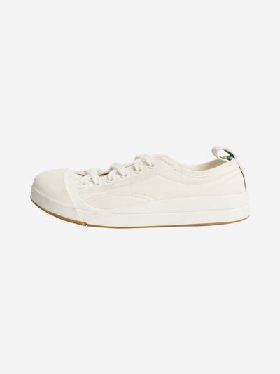 White canvas sneakers - size EU 39 Trainers Bottega Veneta 