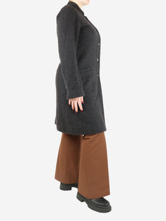 Grey Herringbone coat - size M Coats & Jackets Casey Casey 