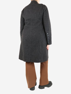 Grey Herringbone coat - size M Coats & Jackets Casey Casey 