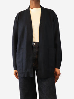 Navy Balme coat - size UK 6 Coats & Jackets Soeur 