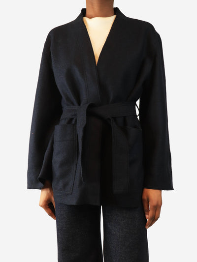 Navy Balme coat - size UK 6 Coats & Jackets Soeur 