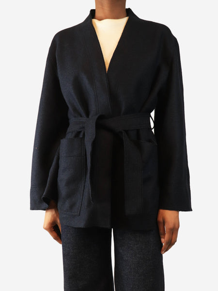 Navy Balme coat - size UK 6 product image