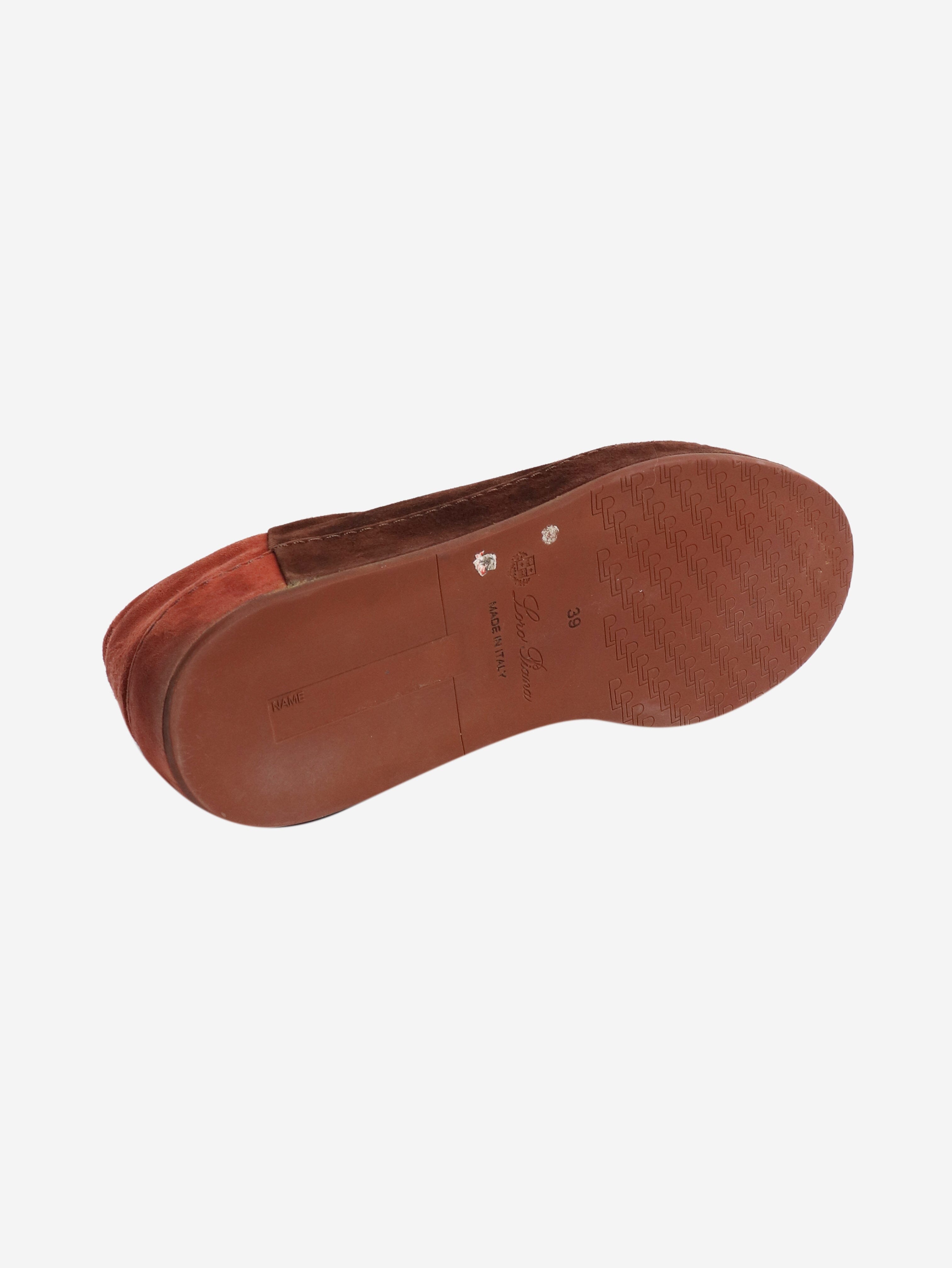Brown suede trainers - size EU 39 Trainers Loro Piana 