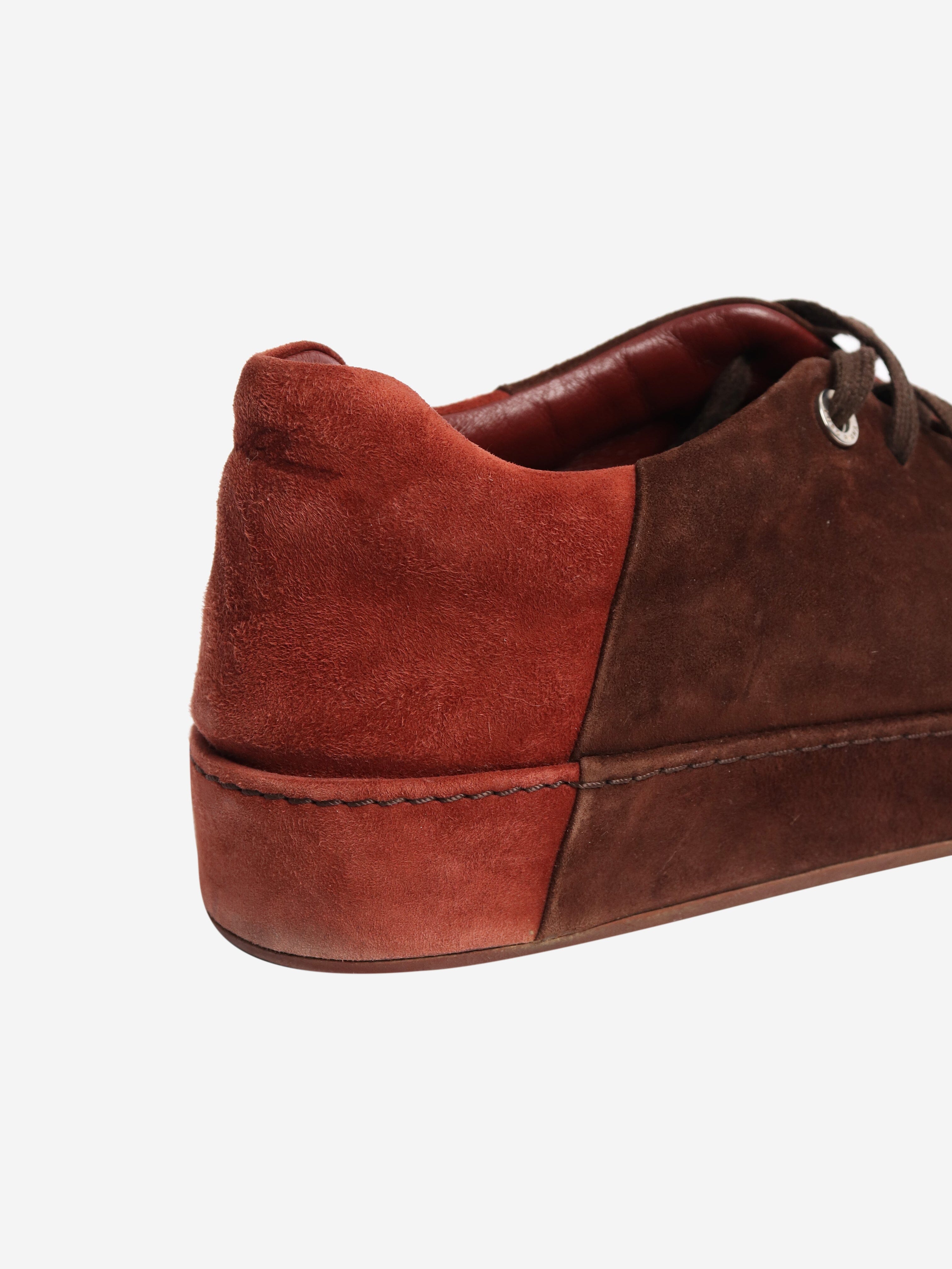 Brown suede trainers - size EU 39 Trainers Loro Piana 