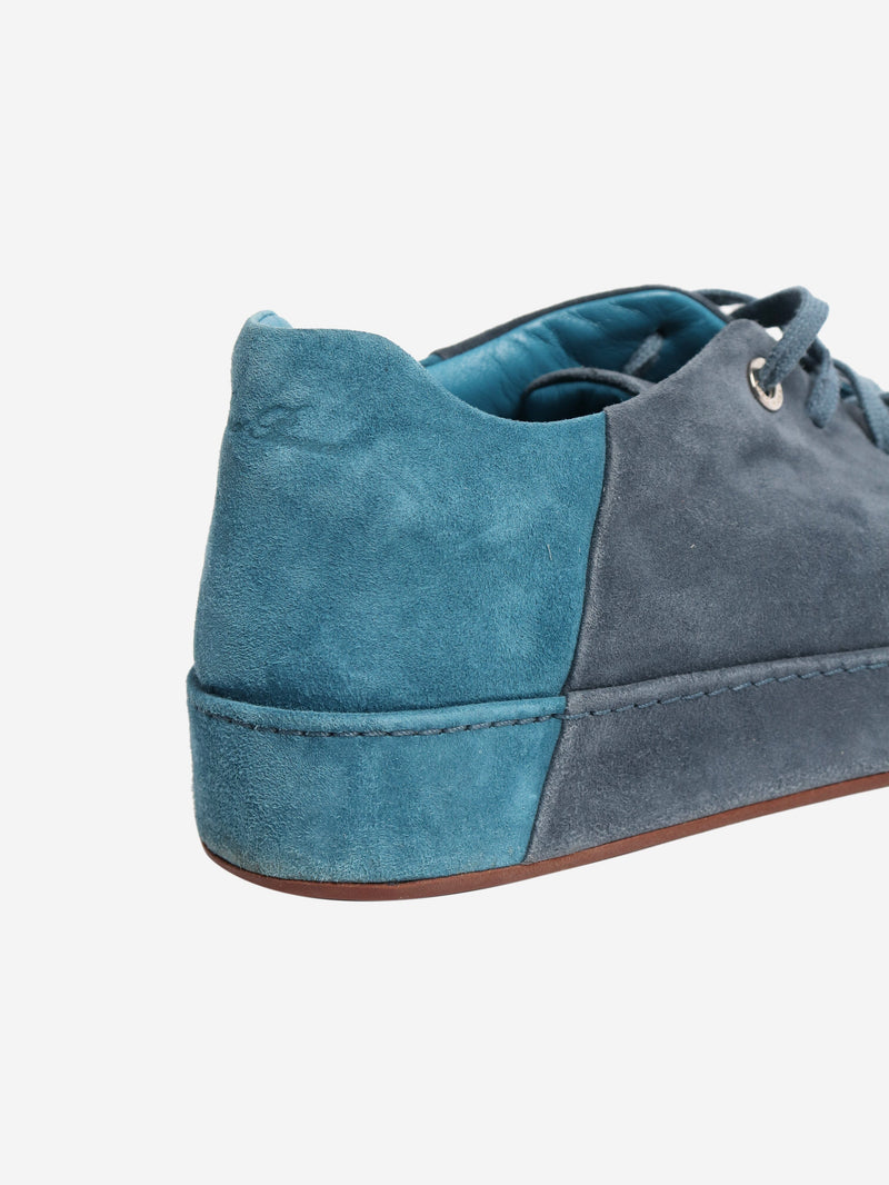 Blue suede trainers - size EU 39 Trainers Loro Piana 