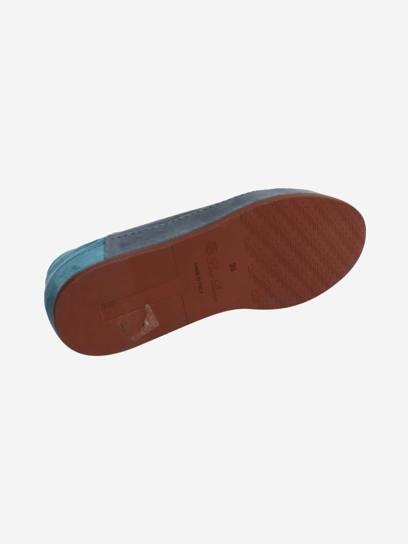 Blue suede trainers - size EU 39 Trainers Loro Piana 