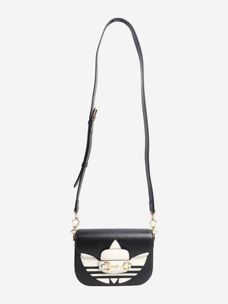 Black and white Horsebit 1955 leather bag alternate image