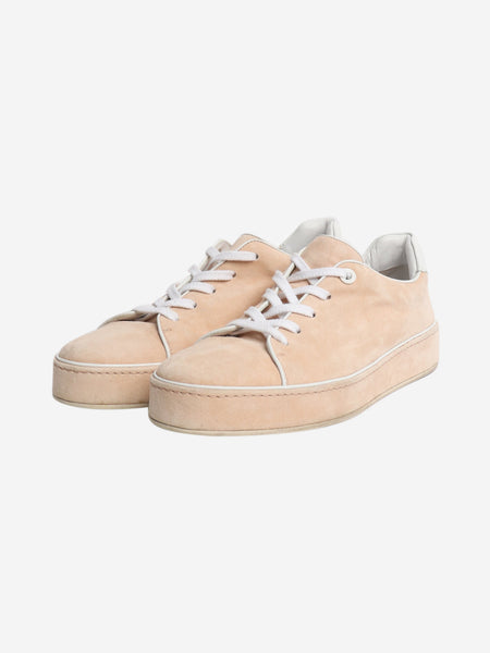 Blush suede trainers - size EU 39 alternate image