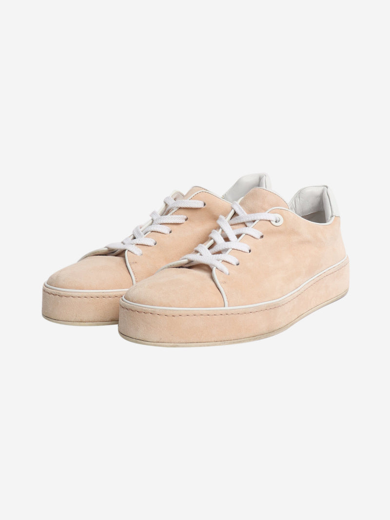 Blush suede trainers - size EU 39 Trainers Loro Piana 