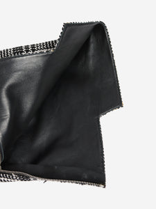 Off White Black tartan knee-high boots - size EU 39 (UK 6)