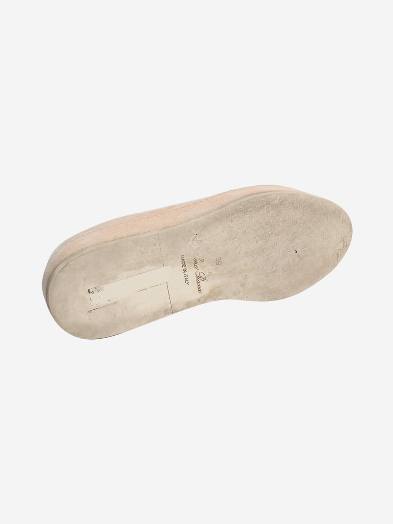 Blush suede trainers - size EU 39 Trainers Loro Piana 
