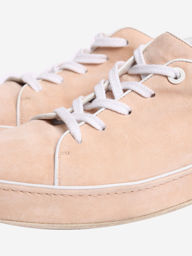 Blush suede trainers - size EU 39 Trainers Loro Piana 