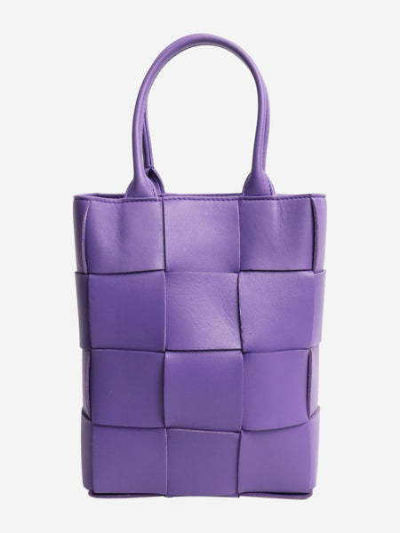 Purple mini Cassette tote bag product image