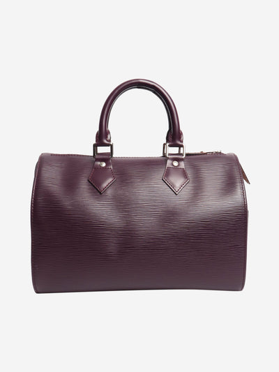 Purple 2008 Speedy 25 bag in Epi leather Top Handle Bags Louis Vuitton 