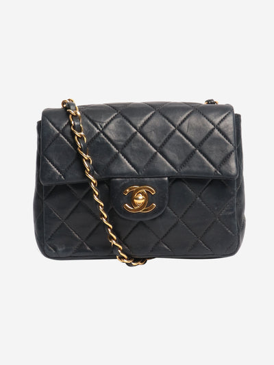Black vintage mini lambskin Classic Single Flap bag Cross-body Bags Chanel 