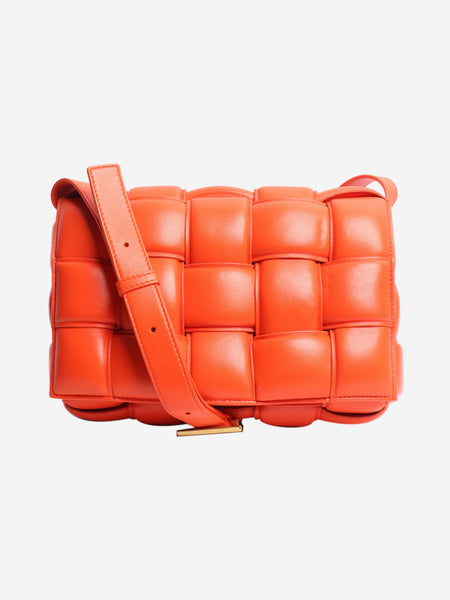 Bottega Veneta Orange padded Cassette crossbody bag product image