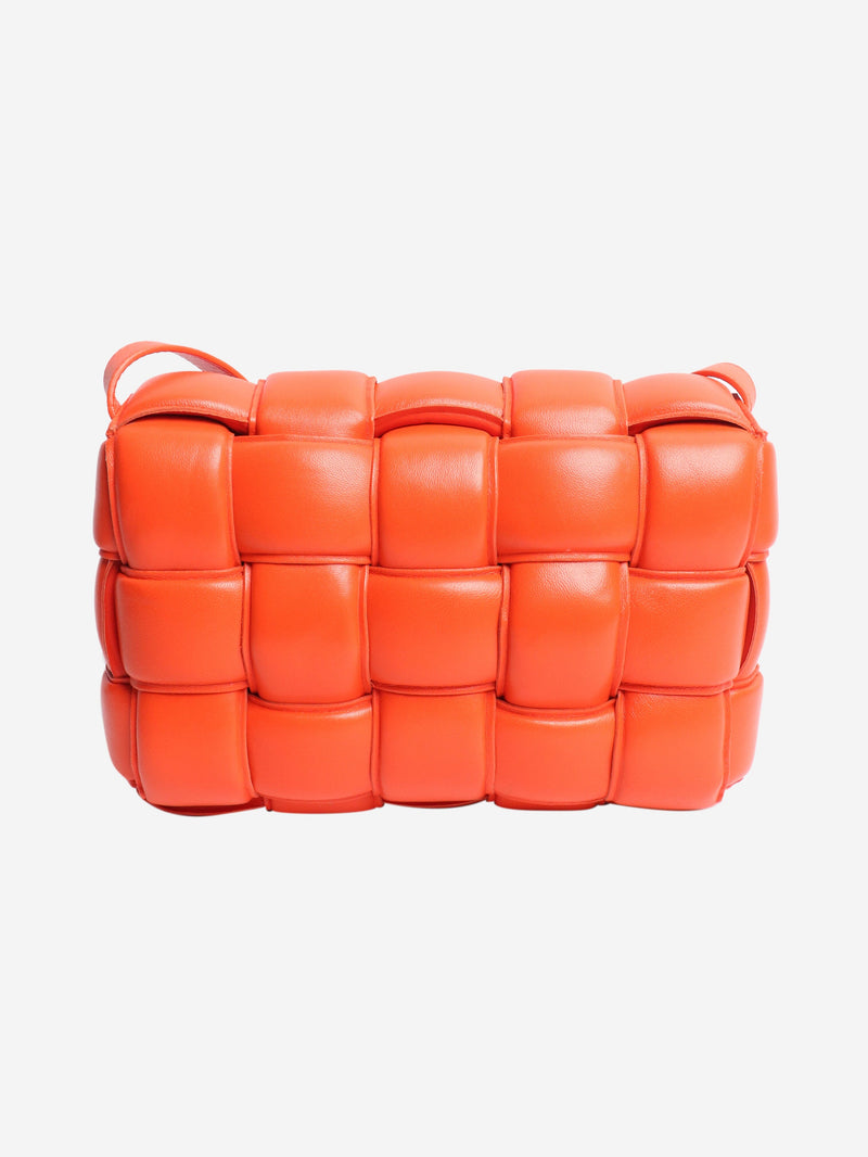 Bottega Veneta Orange padded Cassette crossbody bag Shoulder bags Bottega Veneta 