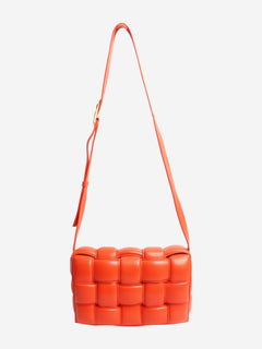 Bottega Veneta Orange padded Cassette crossbody bag Shoulder bags Bottega Veneta 