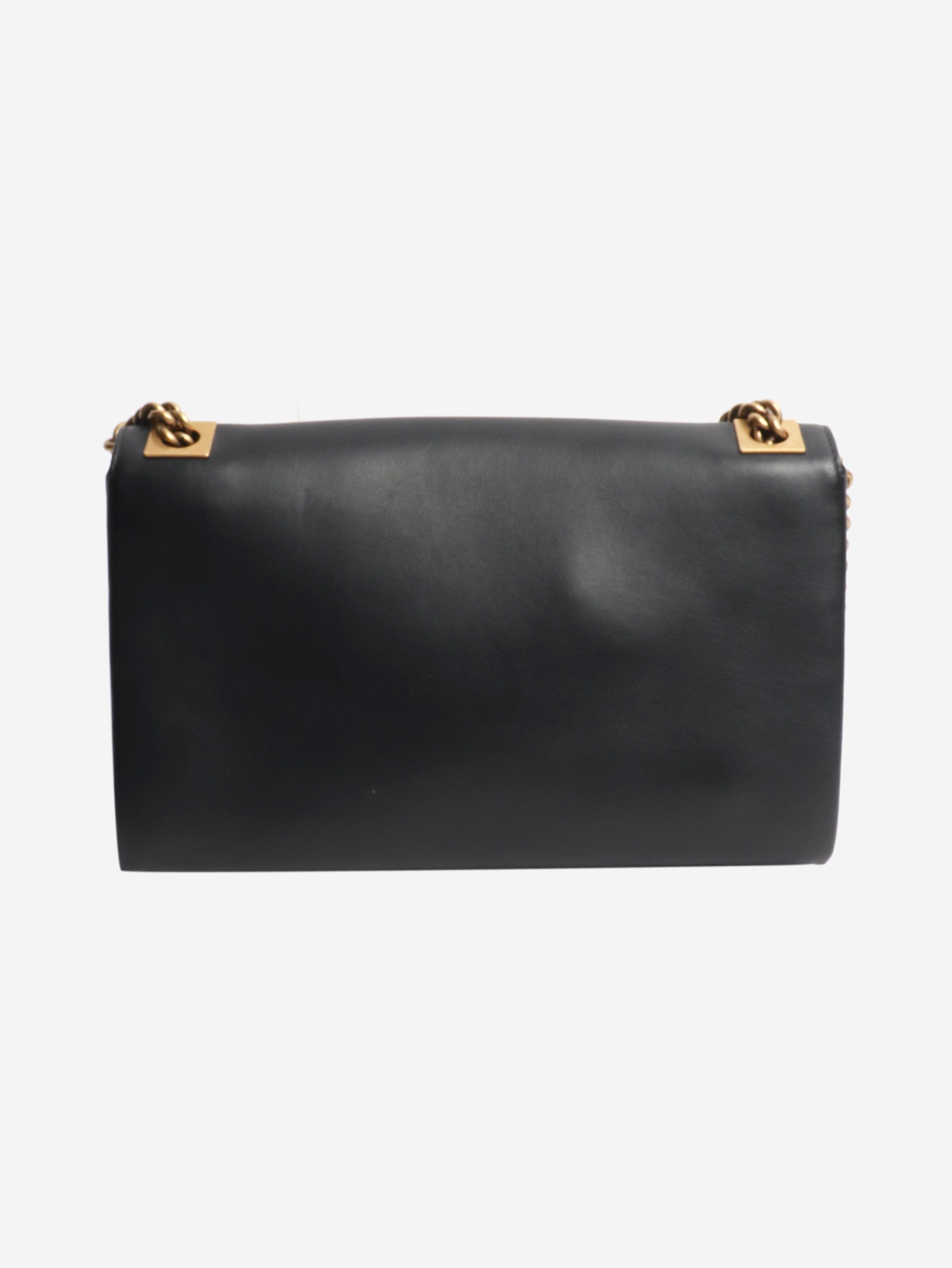 Black bejewelled Future leather chain shoulder bag Shoulder bags Gucci 
