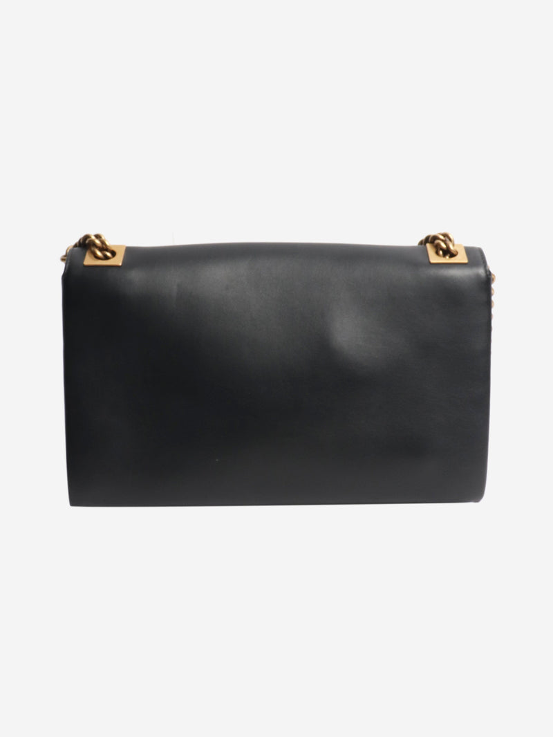 Black bejewelled Future leather chain shoulder bag Shoulder bags Gucci 