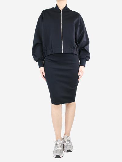 Black nylon pencil skirt and bomber jacket set - size S Sets The Row 
