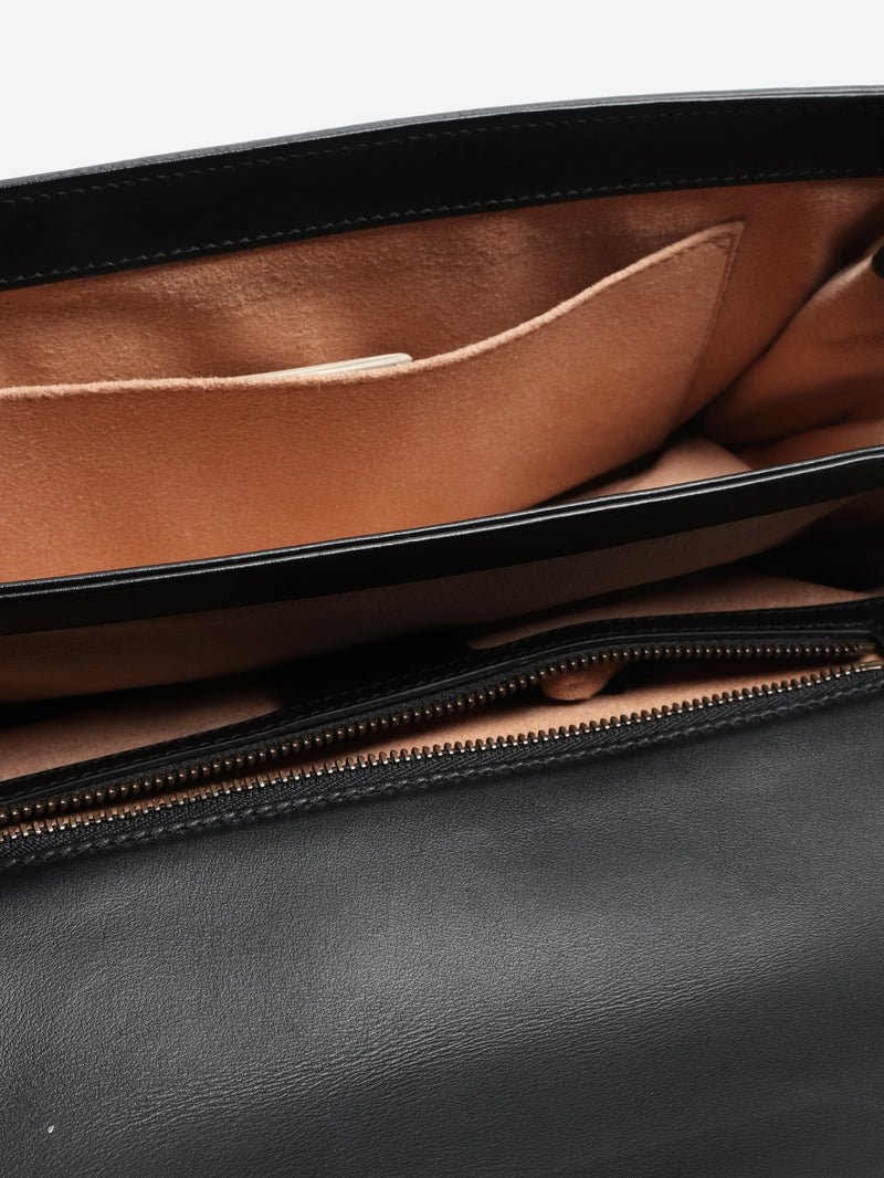 Black bejewelled Future leather chain shoulder bag Shoulder bags Gucci 