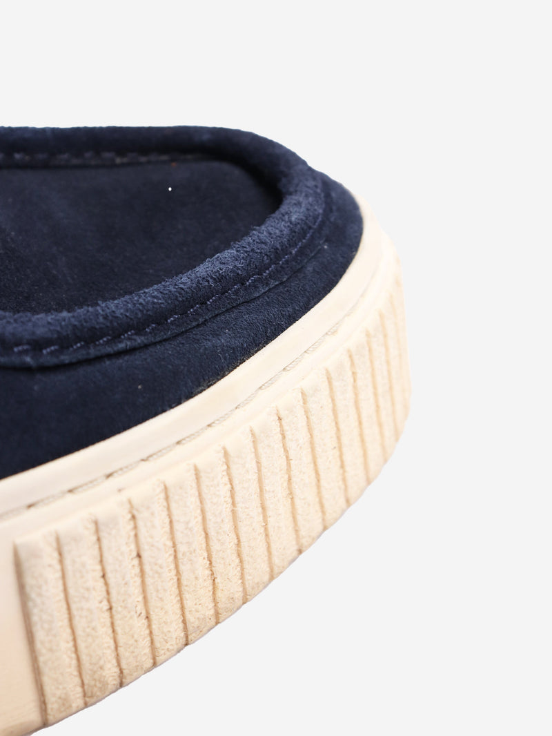 Navy suede platform shoes - size EU 38 Flat Shoes Gabriela Hearst 