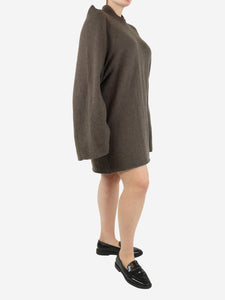 Rick Owens Brown cashmere oversized jumper - size M