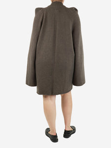 Rick Owens Brown cashmere oversized jumper - size M