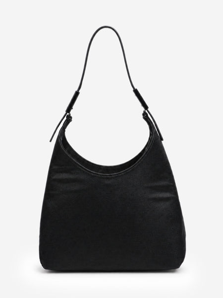 Black vintage satin GG jacquard mini shoulder bag product image