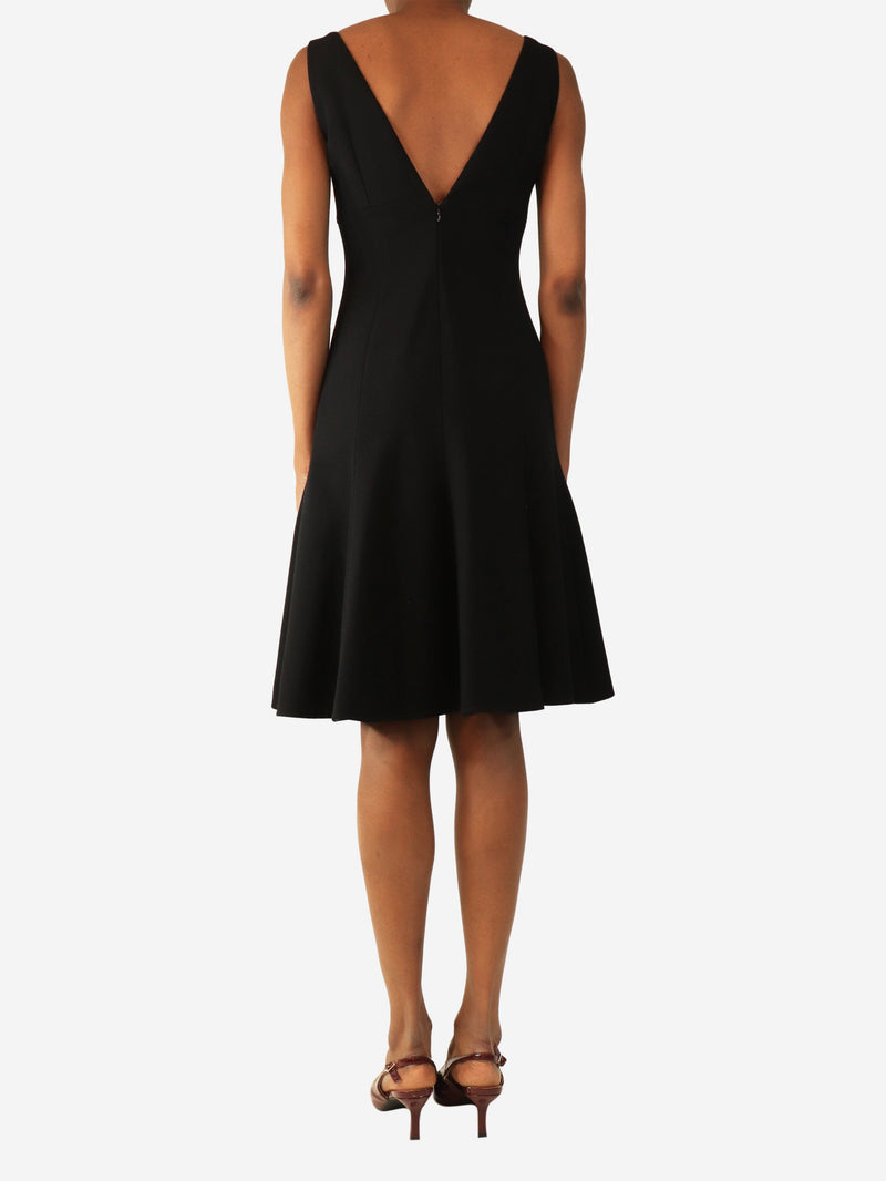 Black sleeveless military dress - size UK 6 Dresses Dolce & Gabbana 