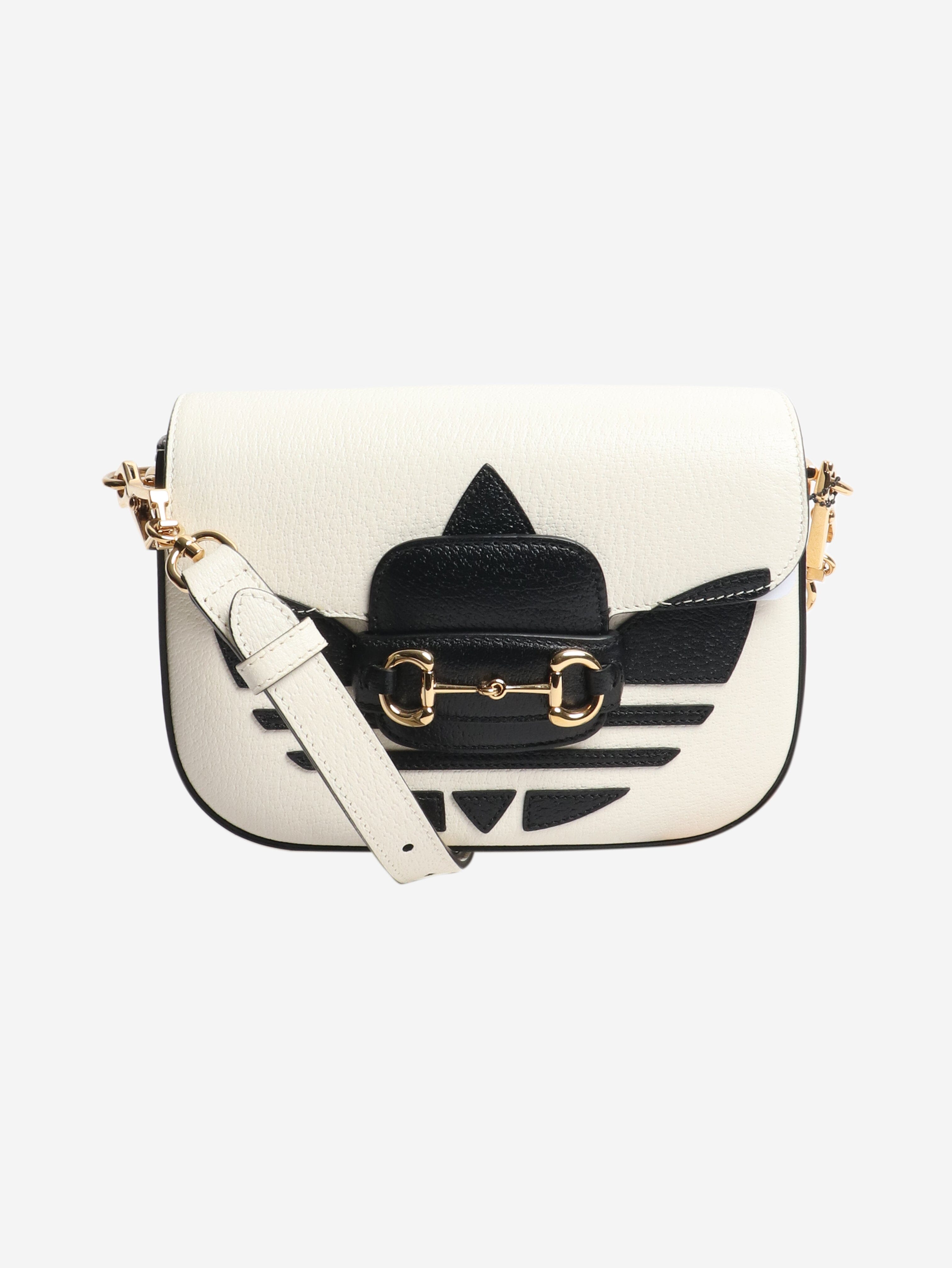 Black and white Horsebit 1955 shoulder bag Shoulder bags Gucci 