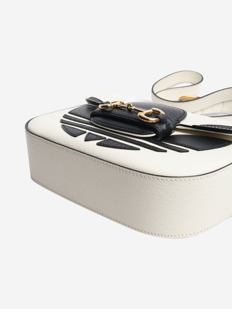 Black and white Horsebit 1955 shoulder bag Shoulder bags Gucci 