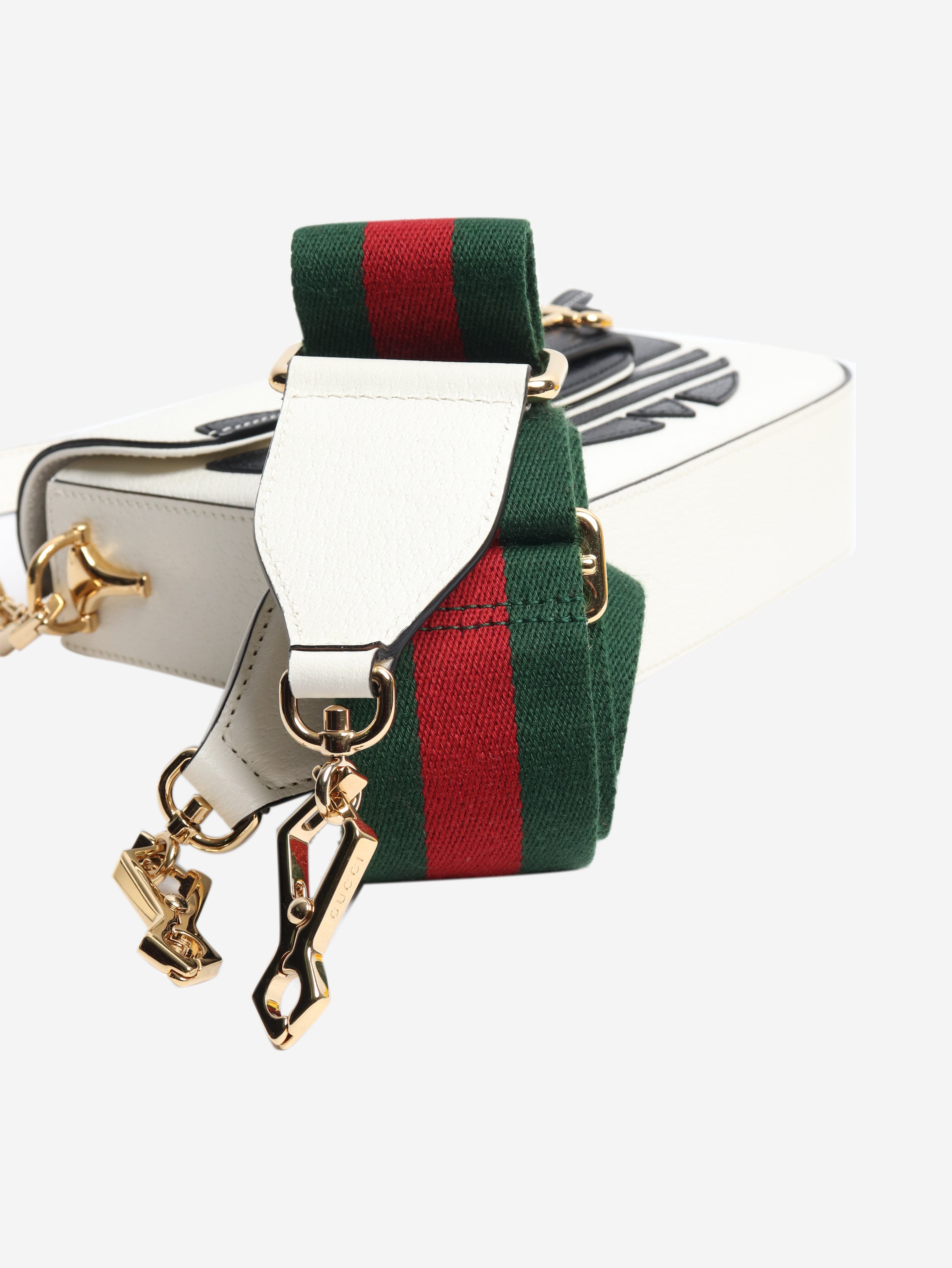 Black and white Horsebit 1955 shoulder bag Shoulder bags Gucci 