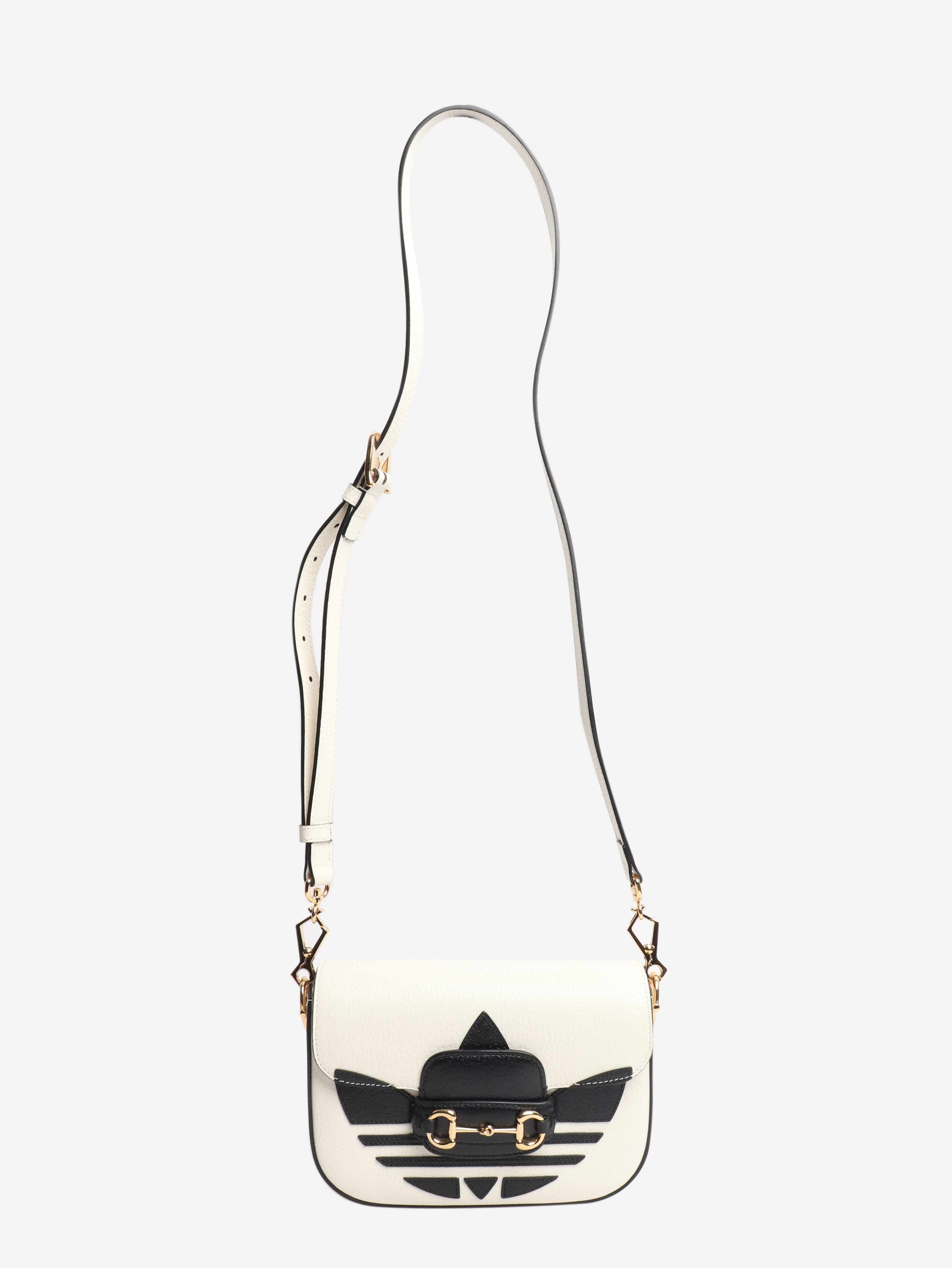 Black and white Horsebit 1955 shoulder bag Shoulder bags Gucci 