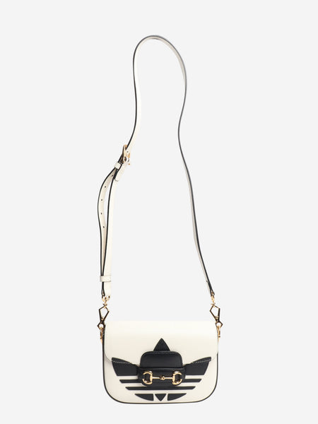 Black and white Horsebit 1955 shoulder bag alternate image