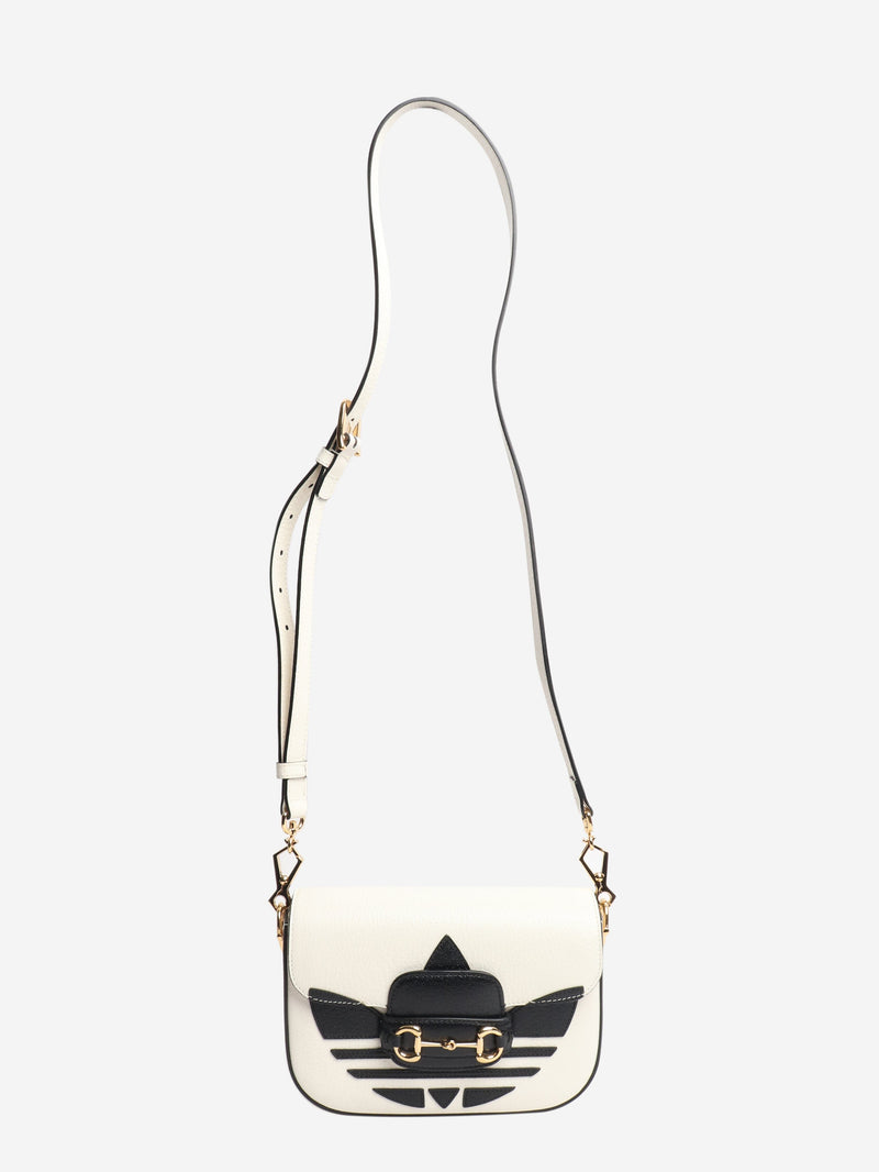 Black and white Horsebit 1955 shoulder bag Shoulder bags Gucci 