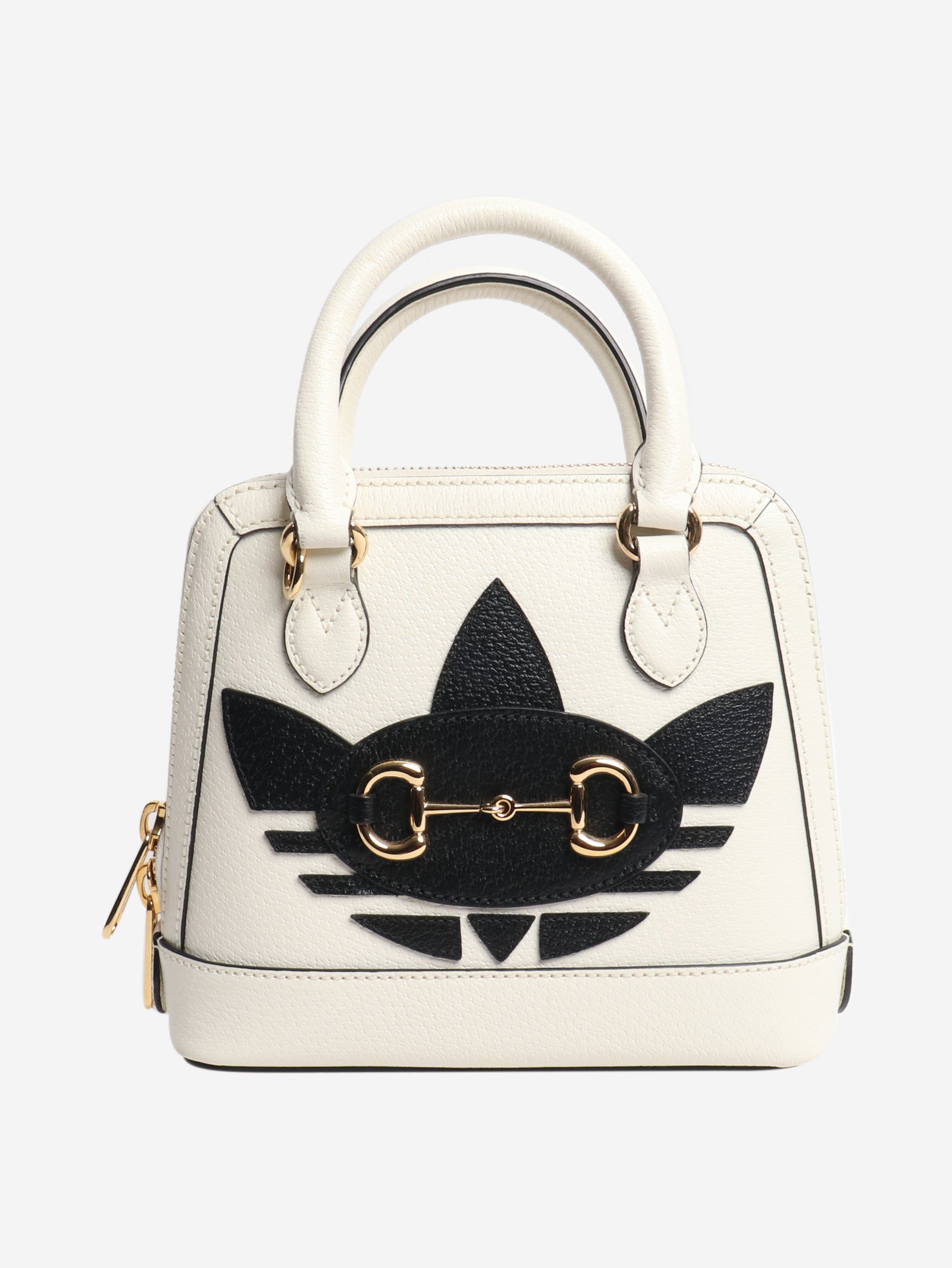 Black and white Horsebit 1955 top handle bag Top Handle Bags Gucci 