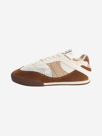 Brown and white kickstart trainers - size UK 6 Trainers Chloe 