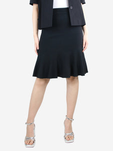 Alaia Black midi ruffle skirt - size L