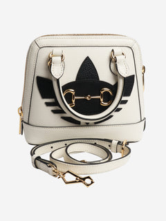 Black and white Horsebit 1955 top handle bag Top Handle Bags Gucci 