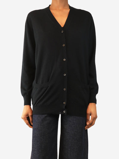 Black pocket cardigan - size UK 6 Knitwear Prada 