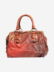 Louis Vuitton x Richard Prince Red and orange Man Crazy bag