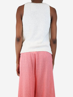 White button down knit vest - size XS Knitwear ME+EM 