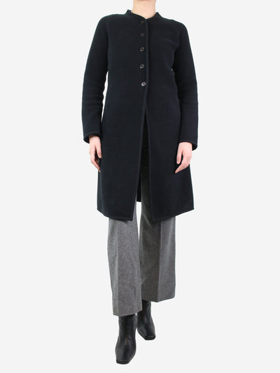 Black fleece coat - size UK 6 Coats & Jackets Dosa 