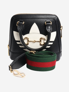 Black Horsebit leather shoulder bag Shoulder bags Gucci 